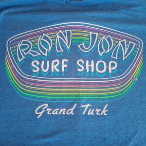 T Shirt Surfing Ron Jon Surf Shop Grand Turk Island Adult Size M/L Medium Large